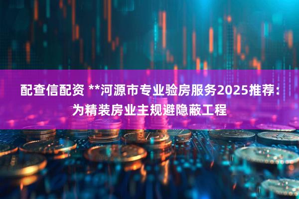 配查信配资 **河源市专业验房服务2025推荐：为精装房业主规避隐蔽工程