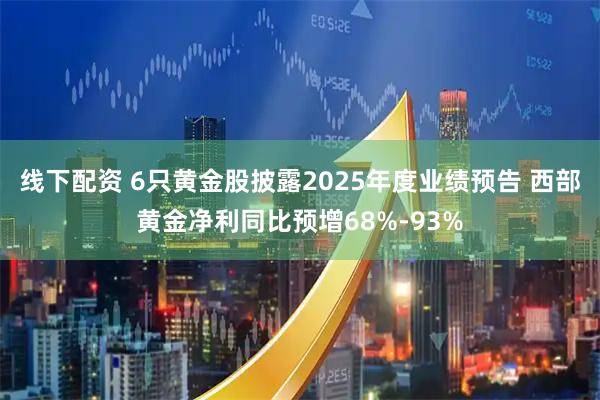 线下配资 6只黄金股披露2025年度业绩预告 西部黄金净利同比预增68%-93%