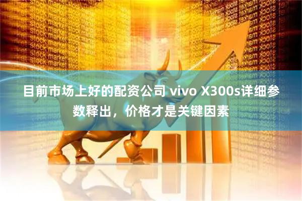 目前市场上好的配资公司 vivo X300s详细参数释出，价格才是关键因素